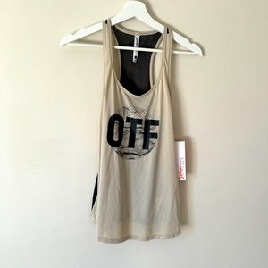 Orange theory racerback tank